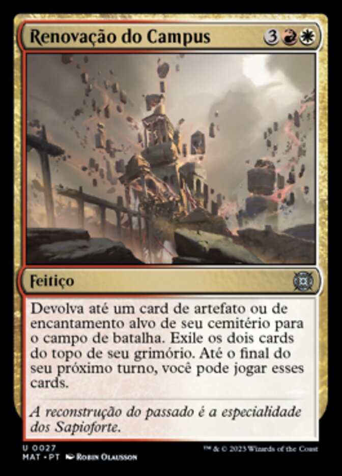 Renovação do Campus