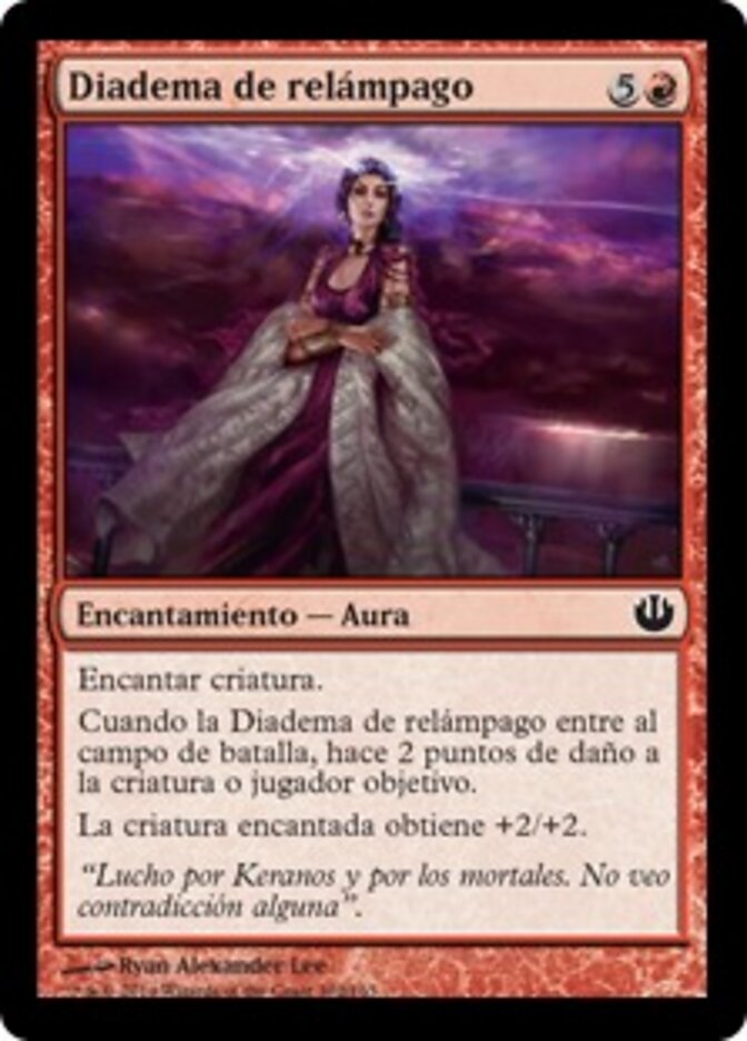 Diadema de relámpago