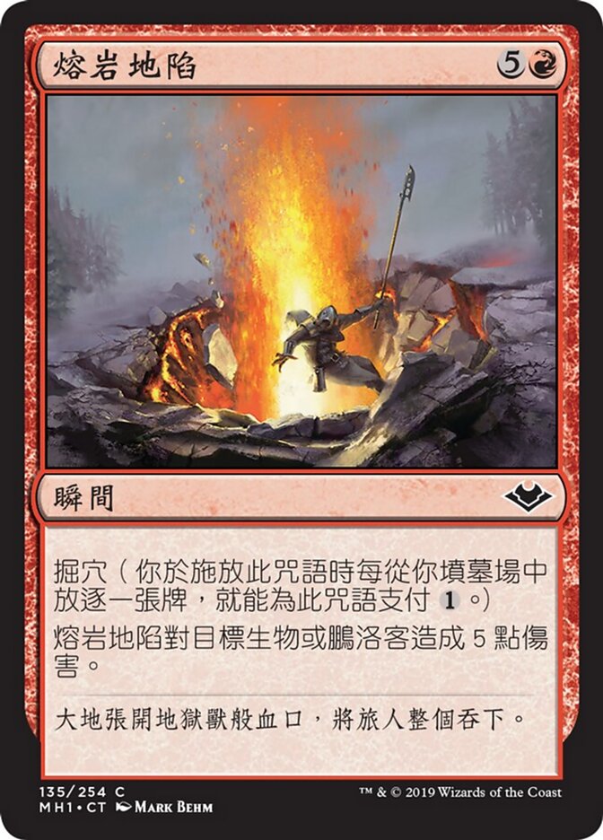 熔岩地陷