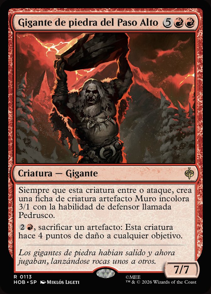 Gigante de piedra del Paso Alto