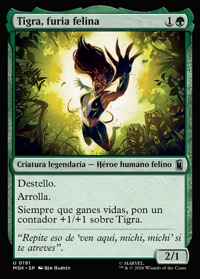 Tigra, furia felina