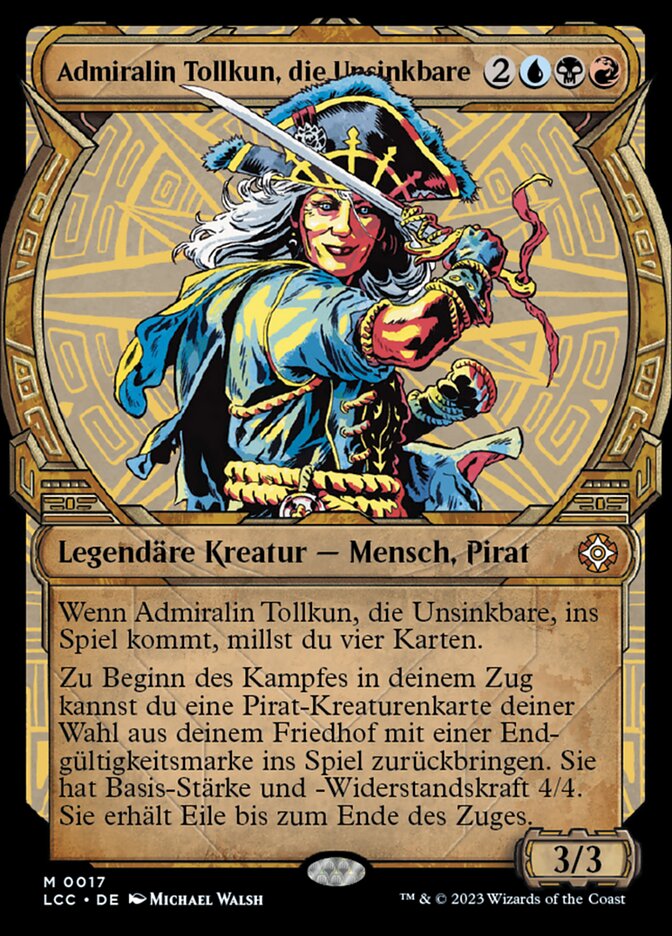 Admiralin Tollkun, die Unsinkbare