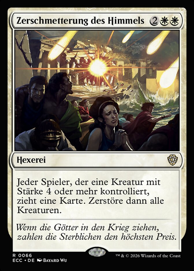 Zerschmetterung des Himmels