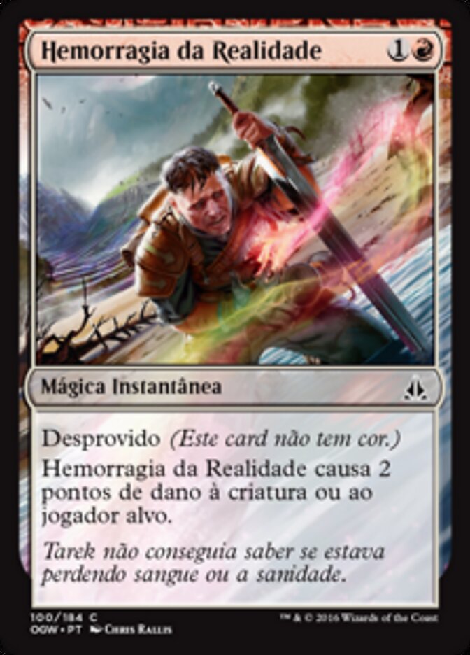 Hemorragia da Realidade