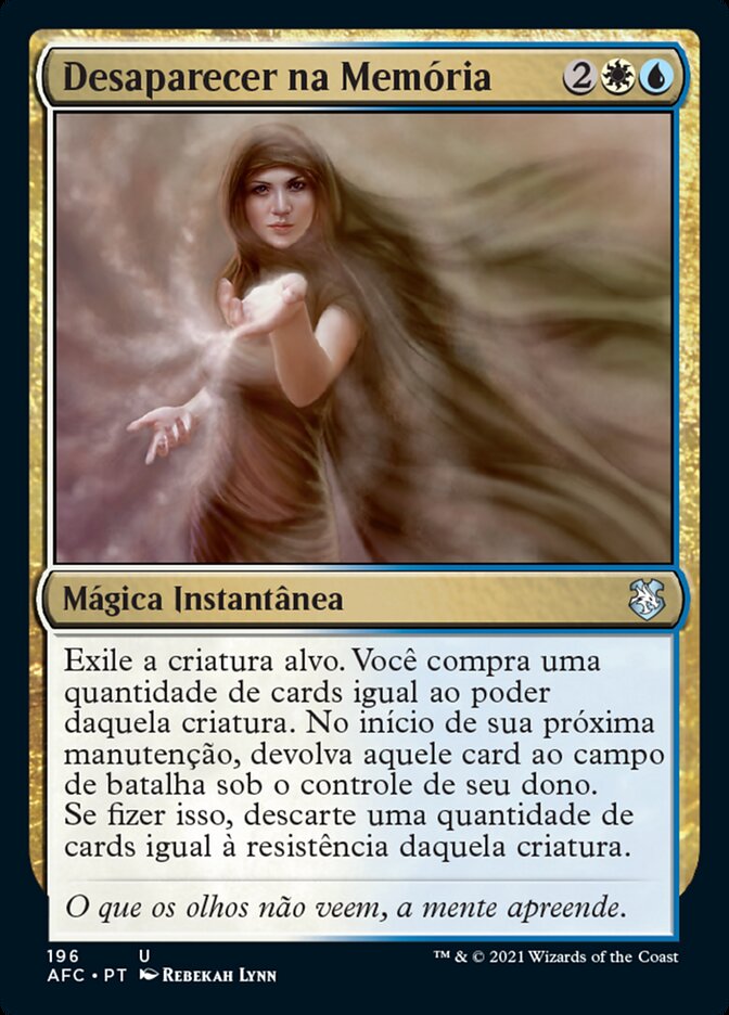 Desaparecer na Memória