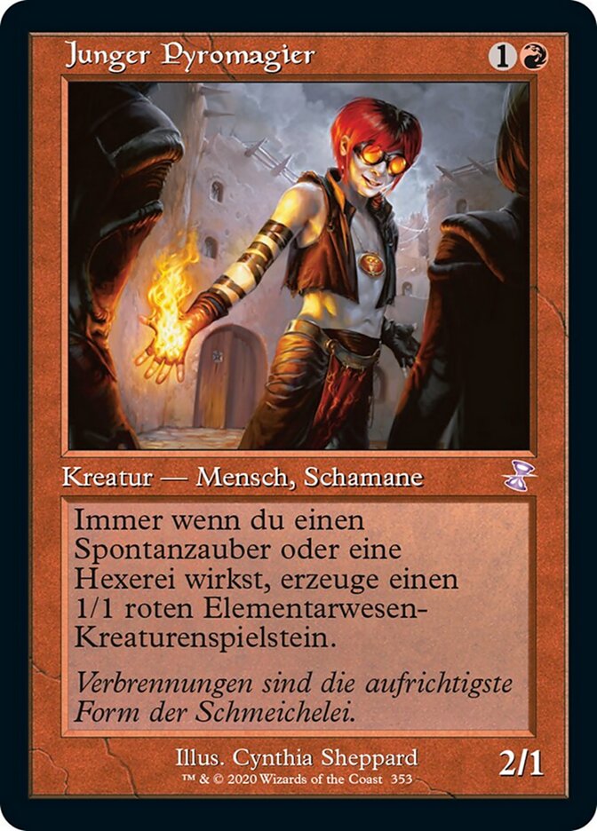 Junger Pyromagier