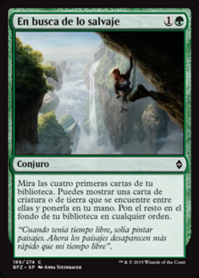 En busca de lo salvaje