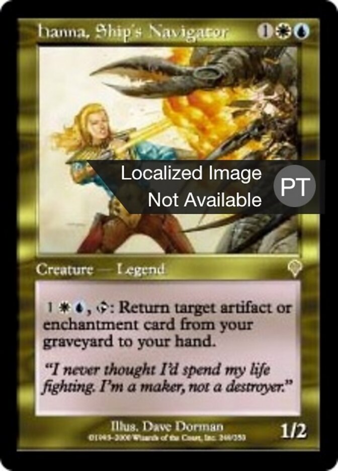 Hanna, Navegadora