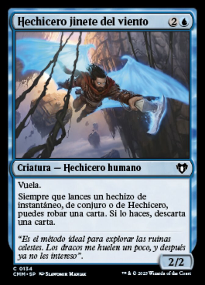 Hechicero jinete del viento
