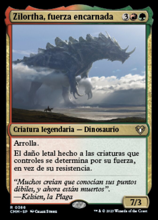 Zilortha, fuerza encarnada