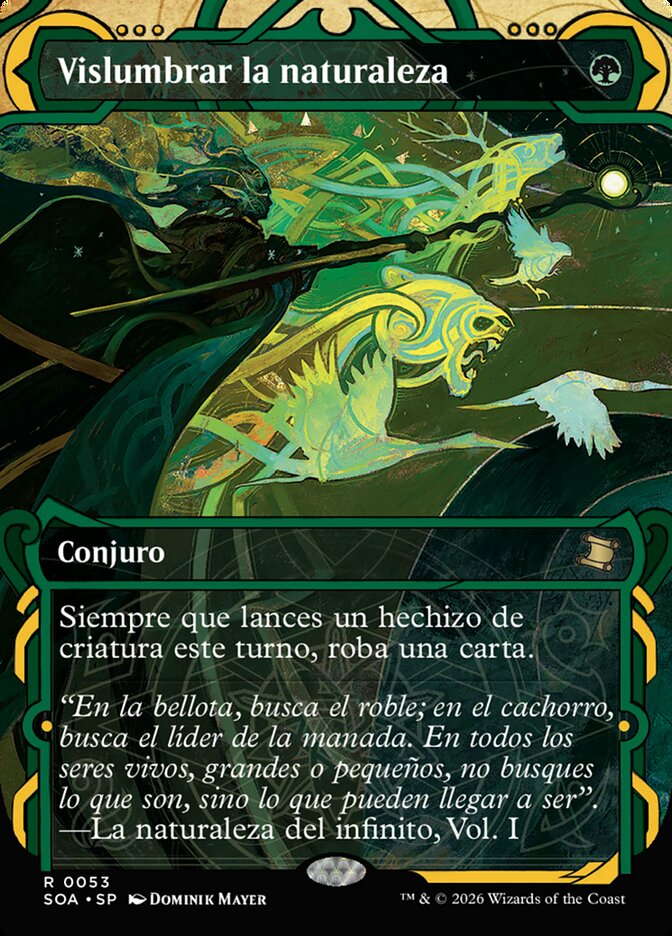 Vislumbrar la naturaleza