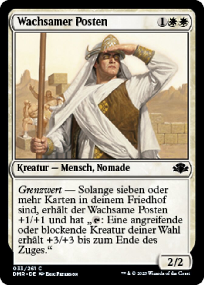 Wachsamer Posten