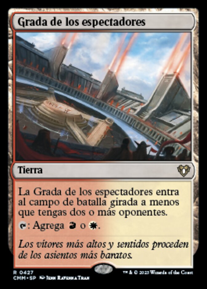 Grada de los espectadores