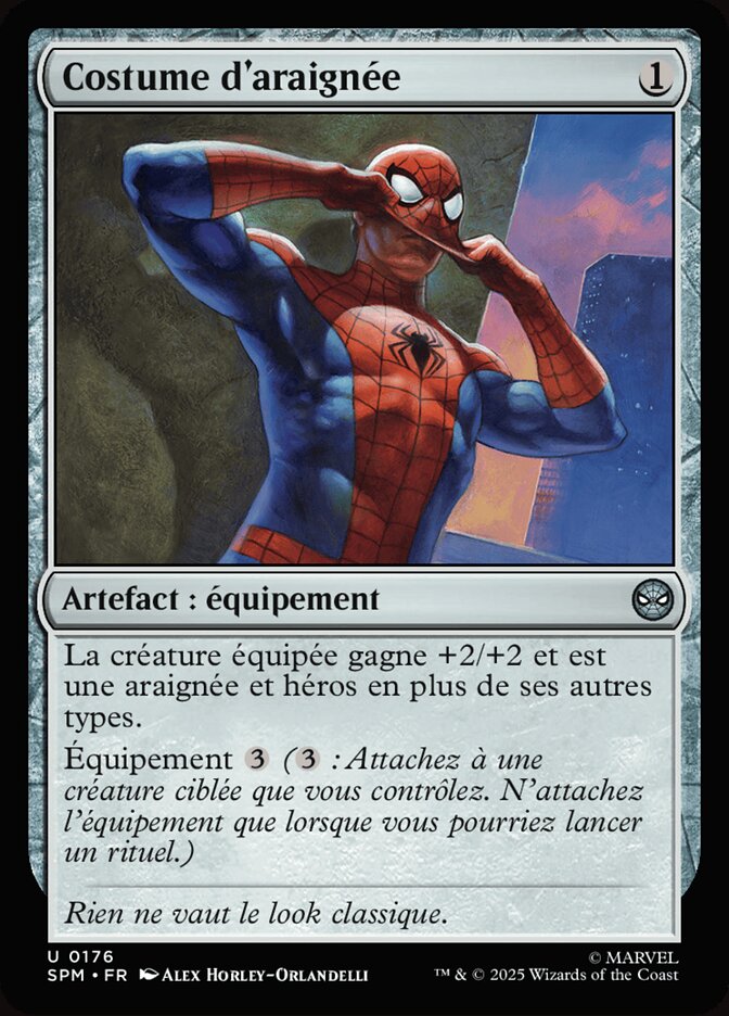 Costume d'araignée