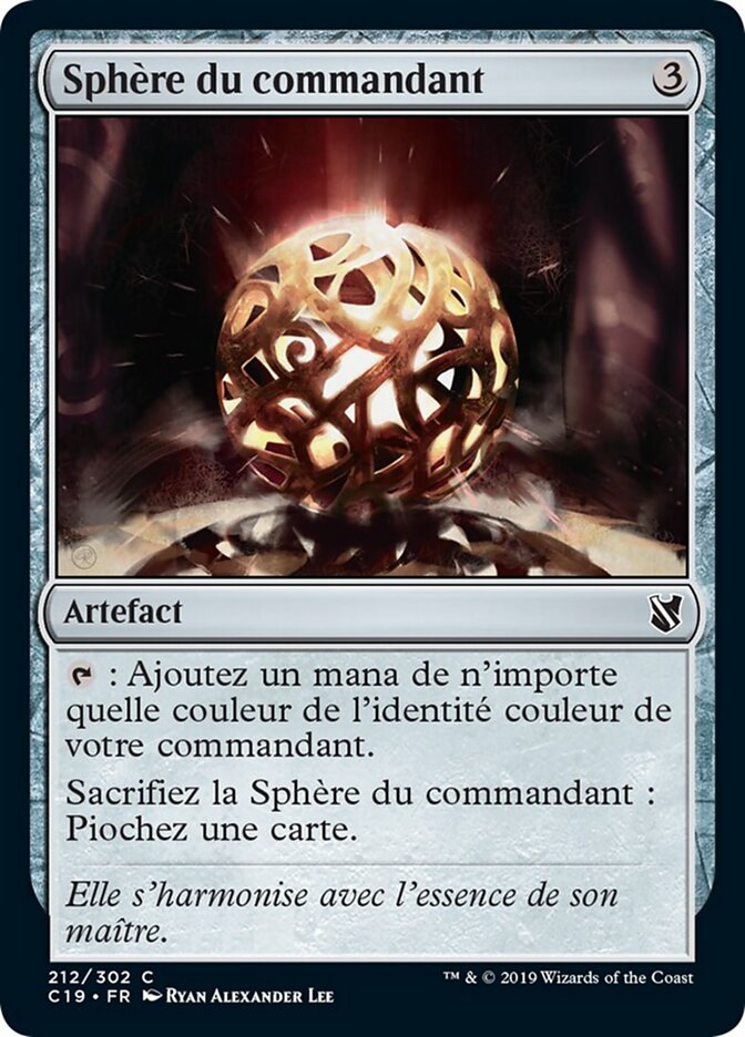 Sphère du commandant