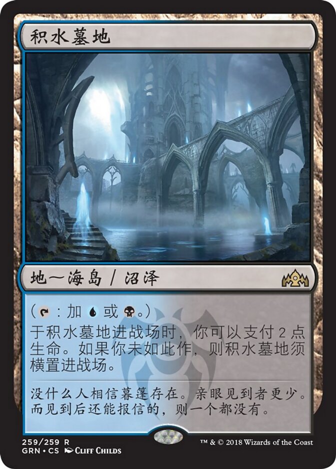 积水墓地
