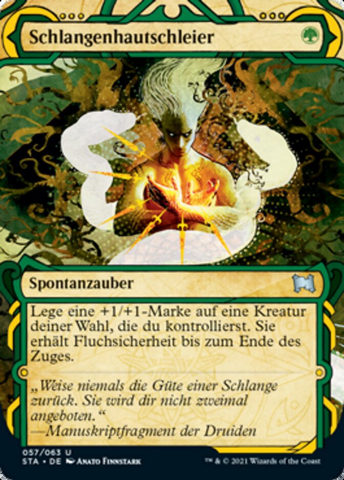 Schlangenhautschleier