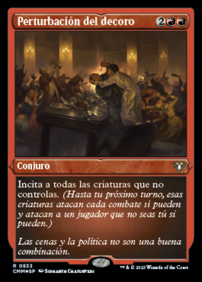 Perturbación del decoro