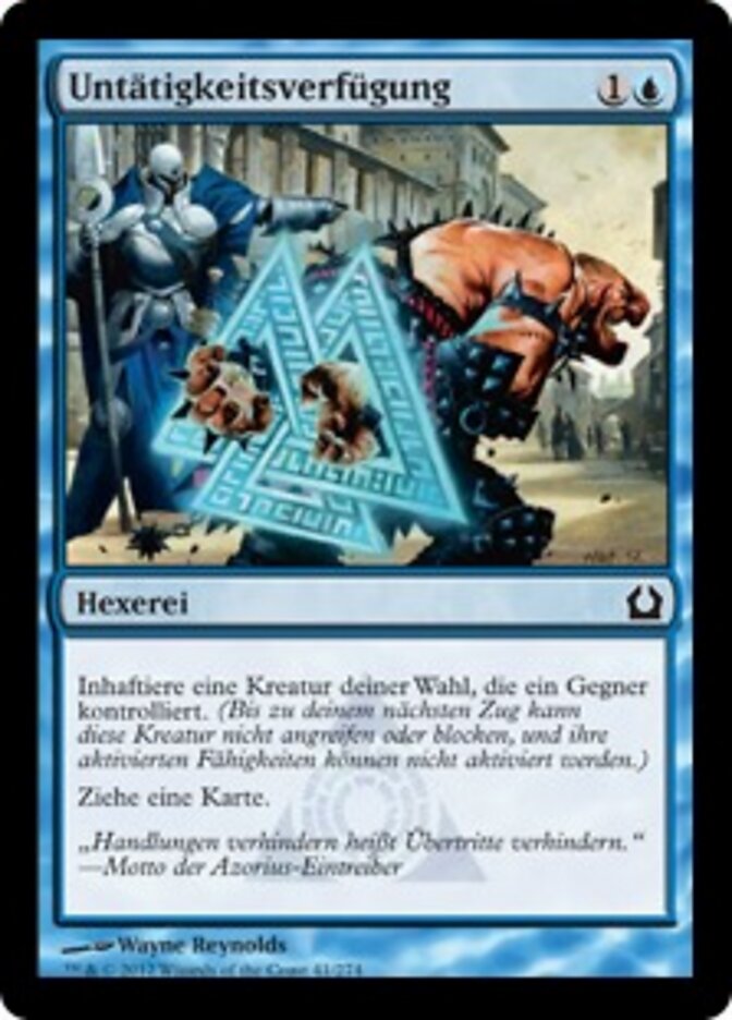 Untätigkeitsverfügung