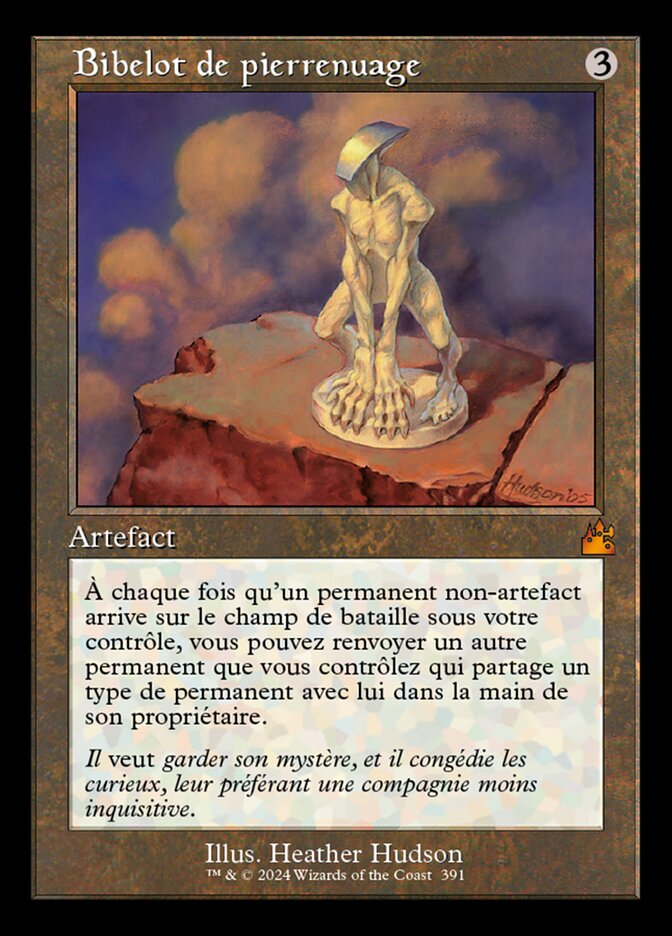 Bibelot de pierrenuage