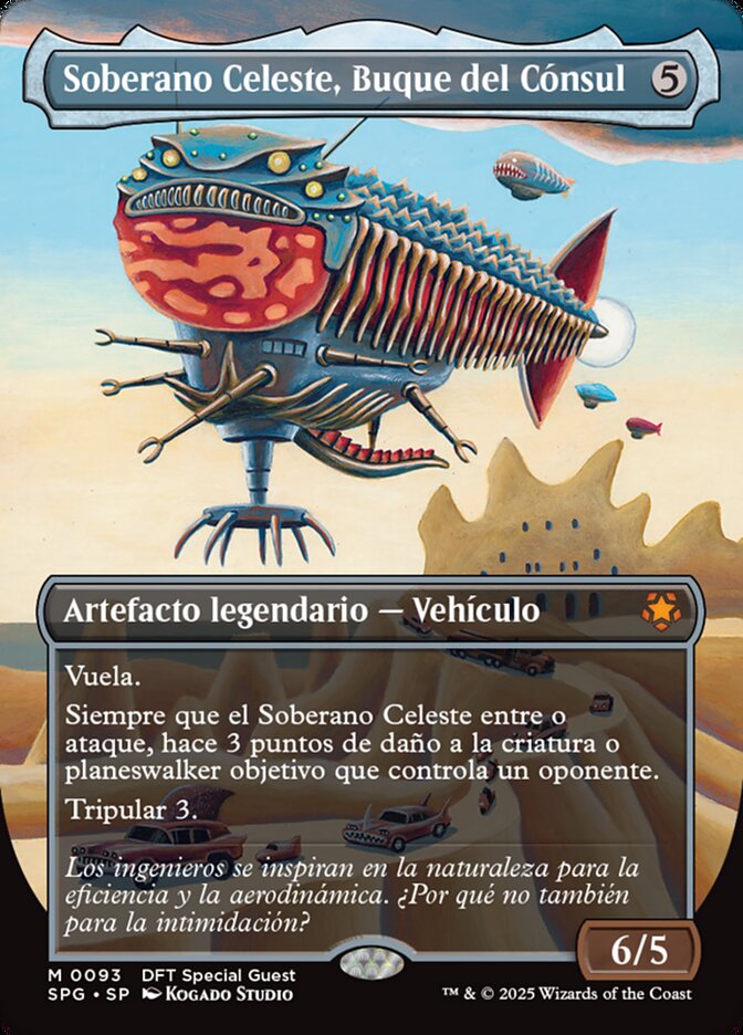 Soberano Celeste, Buque del Cónsul
