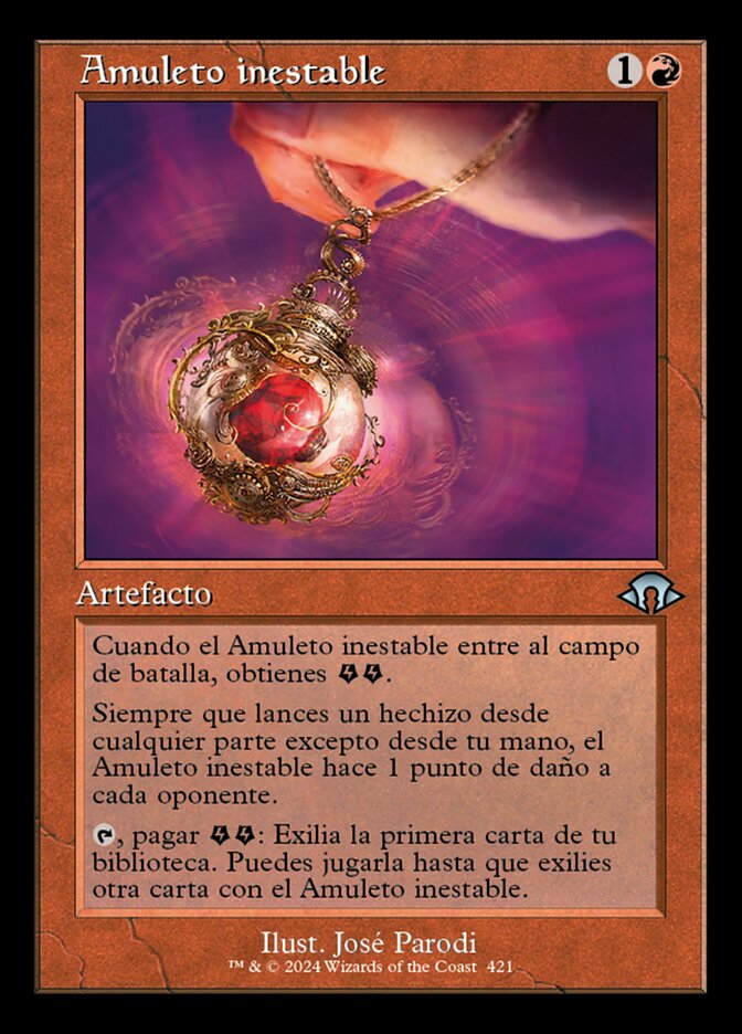 Amuleto inestable