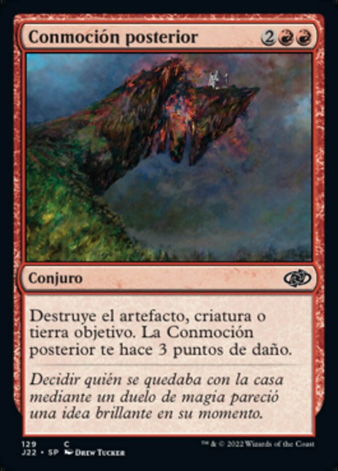 Conmoción posterior