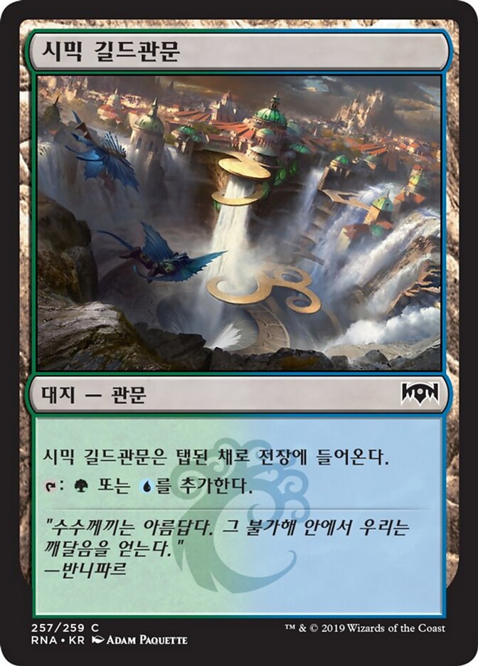 시믹 길드관문