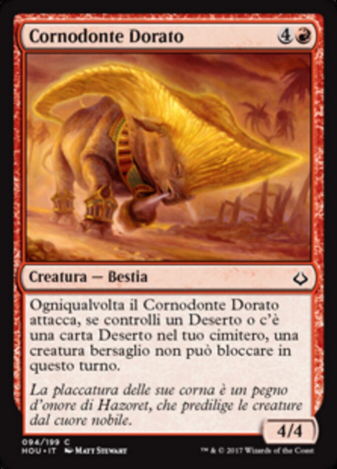 Cornodonte Dorato