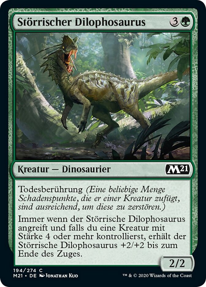 Störrischer Dilophosaurus