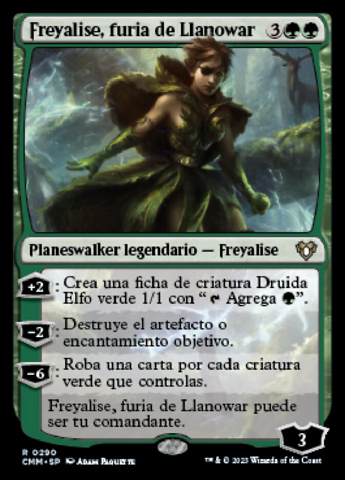 Freyalise, furia de Llanowar