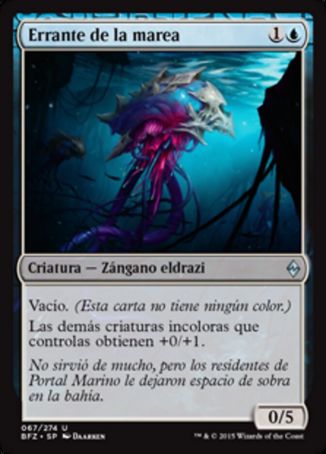 Errante de la marea