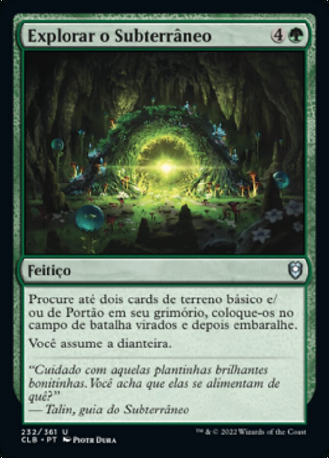 Explorar o Subterrâneo