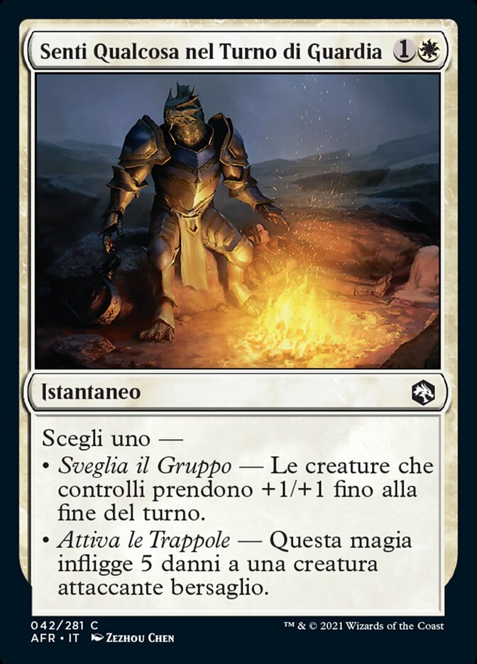 Senti Qualcosa nel Turno di Guardia