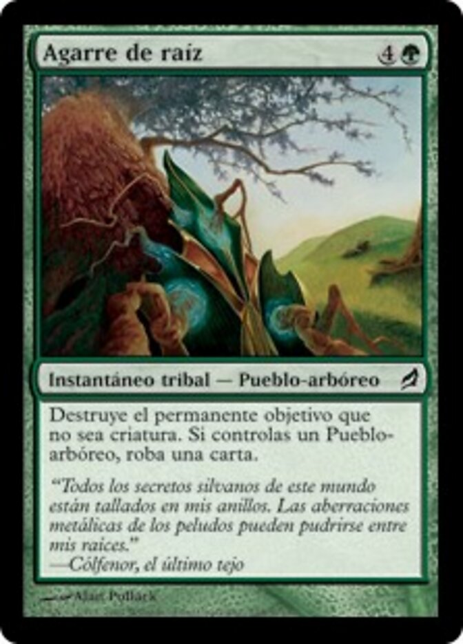 Agarre de raíz
