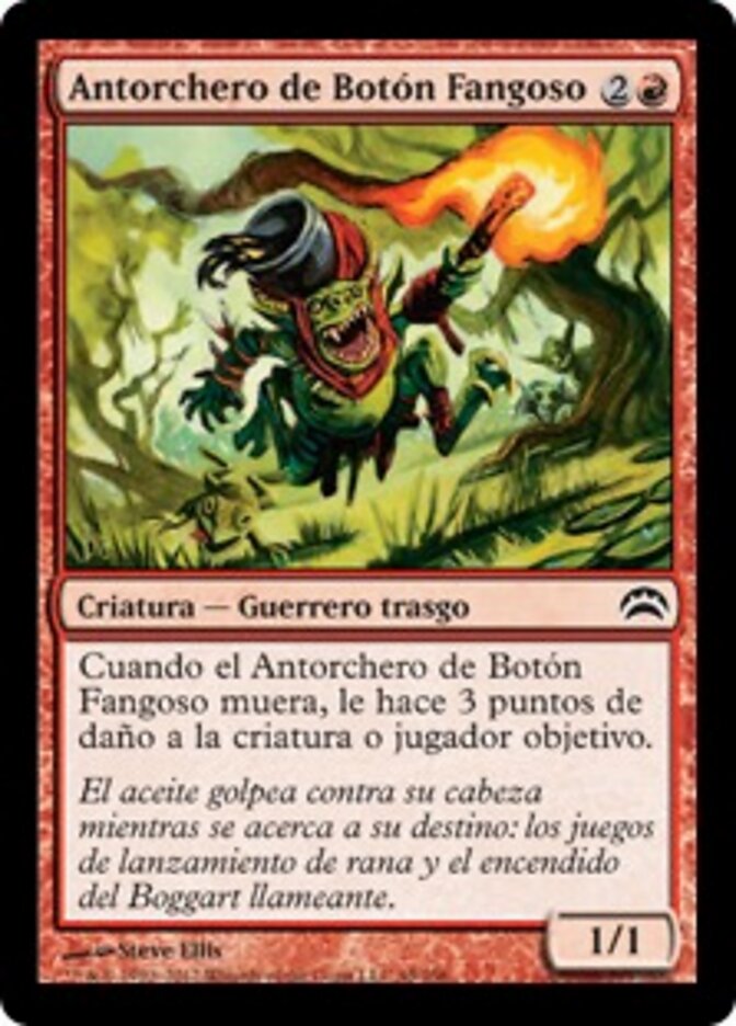 Antorchero de Botón Fangoso