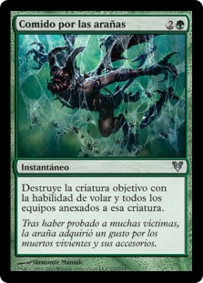 Comido por las arañas