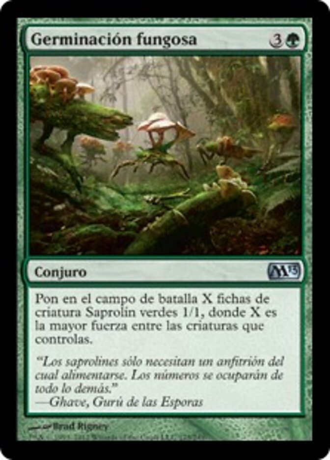 Germinación fungosa