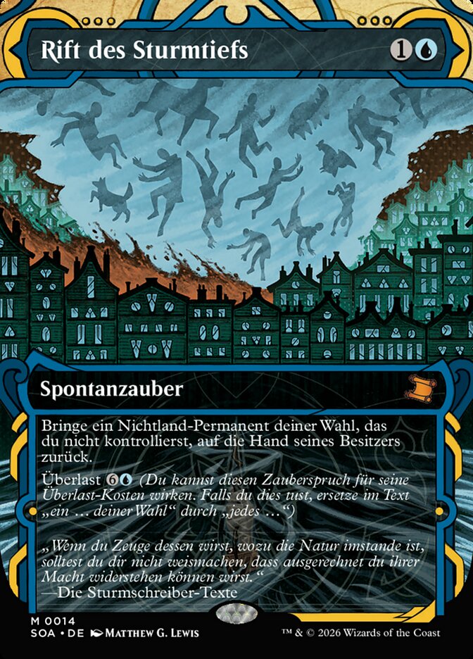 Rift des Sturmtiefs