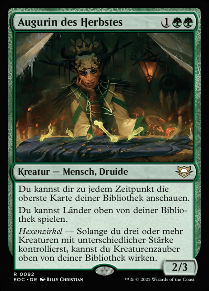 Augurin des Herbstes