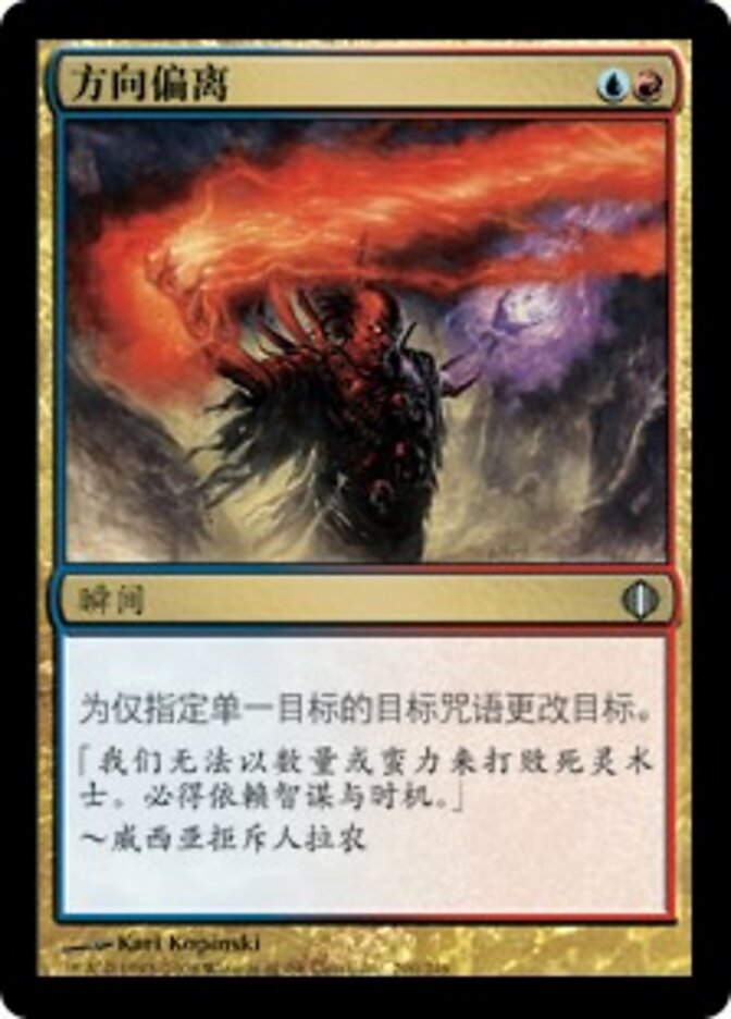 方向偏离