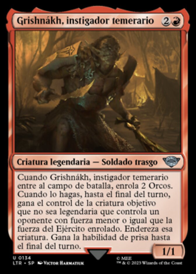 Grishnákh, instigador temerario