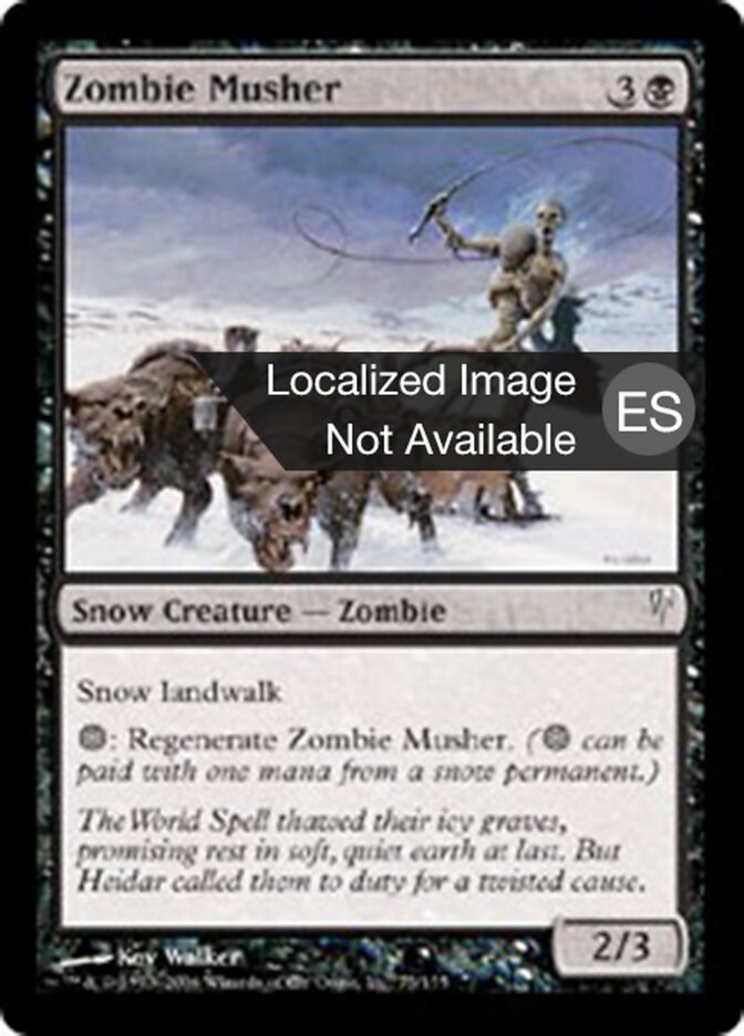 Zombie conductor de trineo