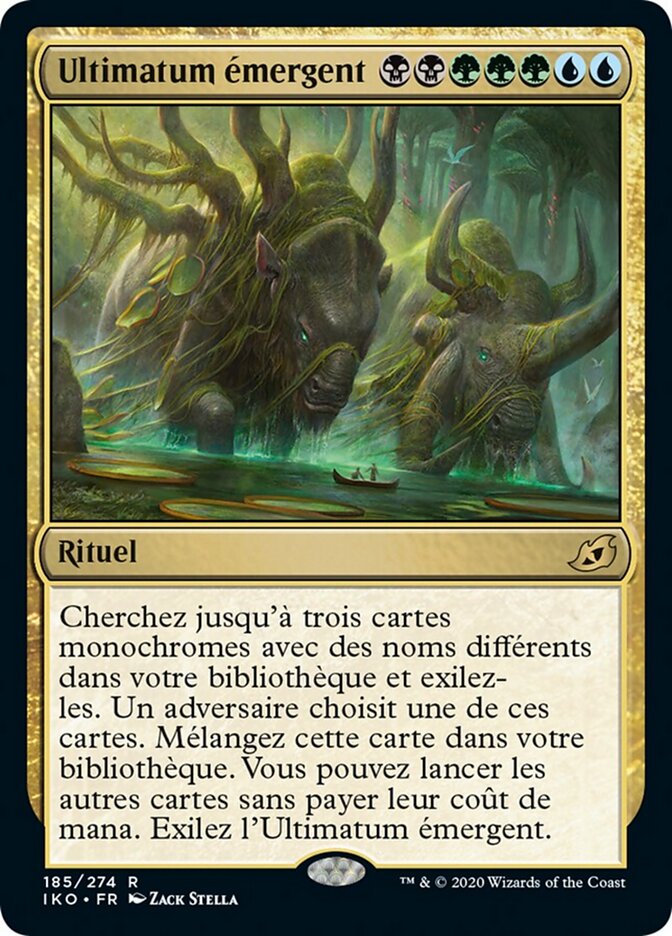 Ultimatum émergent