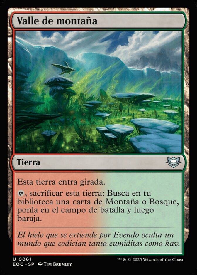 Valle de montaña
