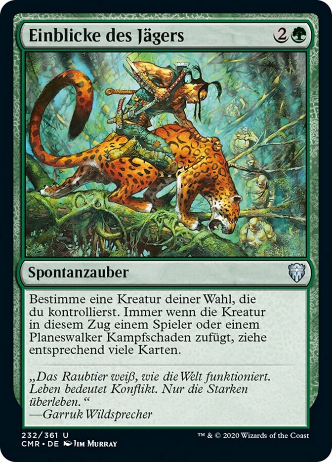 Einblicke des Jägers