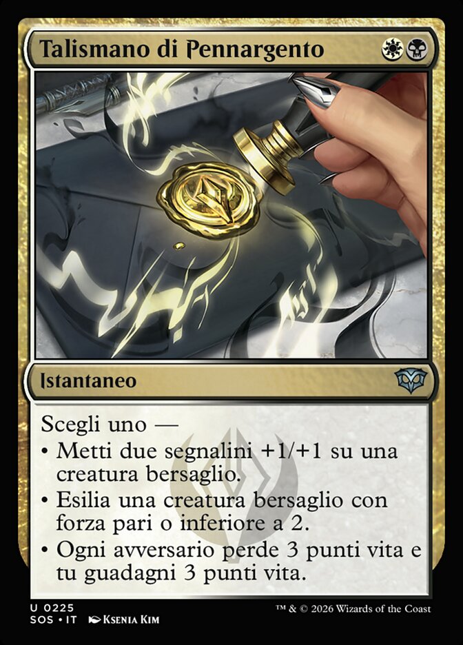 Talismano di Pennargento