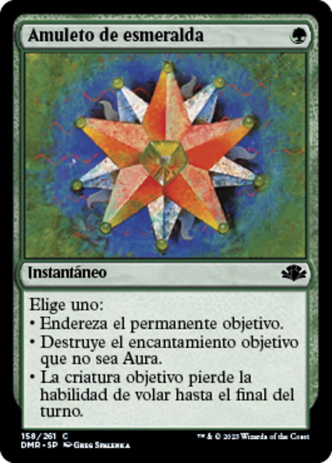 Amuleto de esmeralda