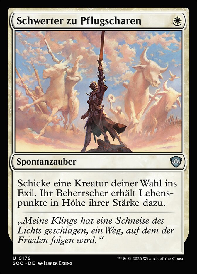 Schwerter zu Pflugscharen