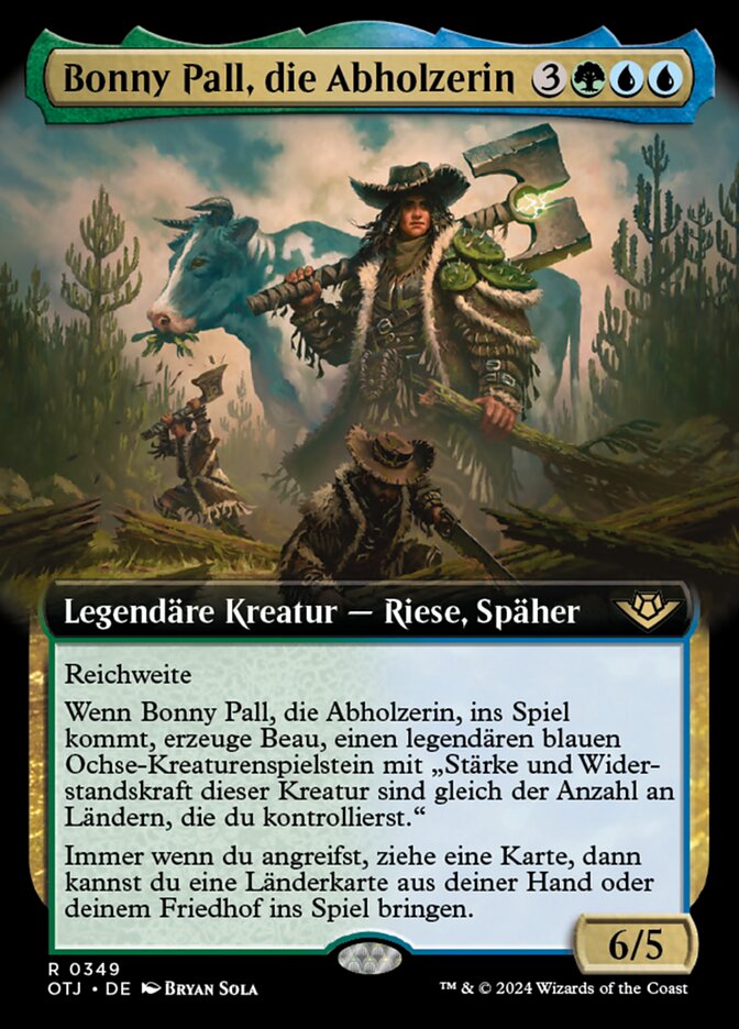Bonny Pall, die Abholzerin